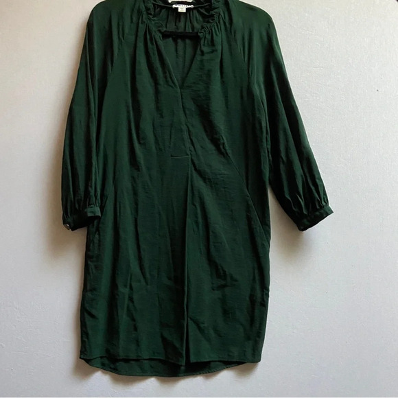 Whistles Dark Green Enora Dress Sz XS - Picture 5 of 15
